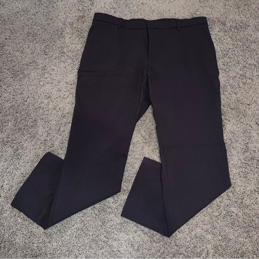 Ralph Ralph Lauren Dress Pants Mens 36x29 Gray Flat Front